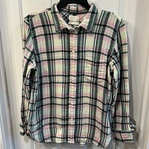 J Crew flannel shirt